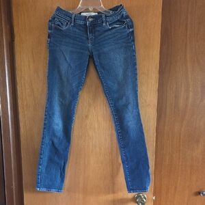 Abercrombie & Fitch Women's Straight Leg Blue Jeans